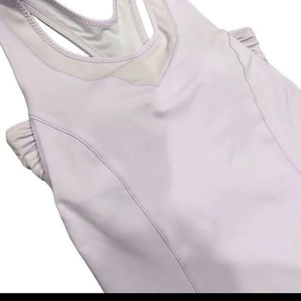 Lululemon tone it tank top pretty purple size 6